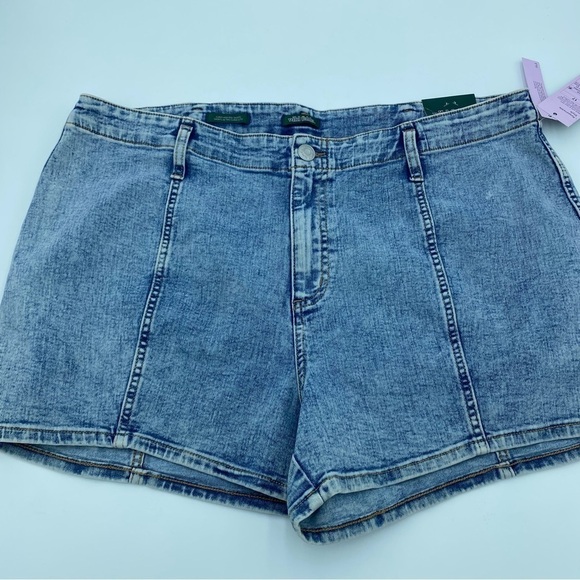 Wild Fable Super High Rise Acid Washed Jean Shorts - Picture 1 of 8